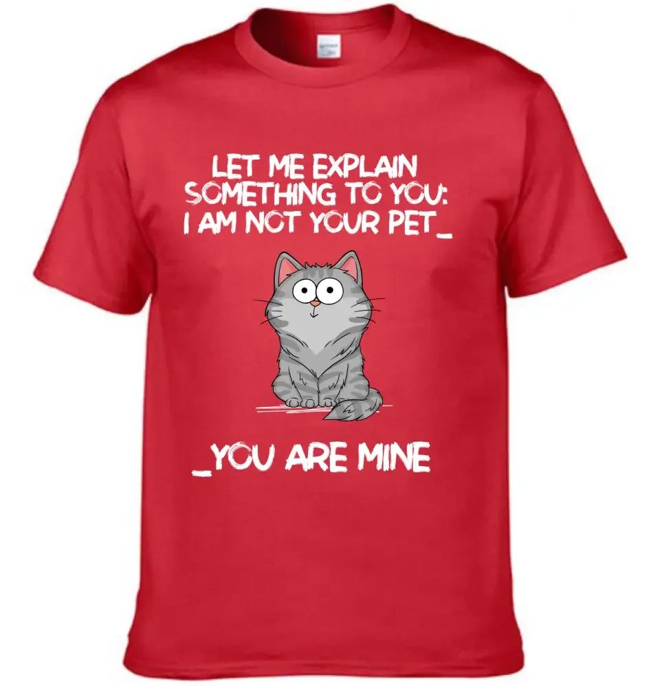 I‘m Not Your Pet Funny Expression Cat Personalized Shirt - Joliny