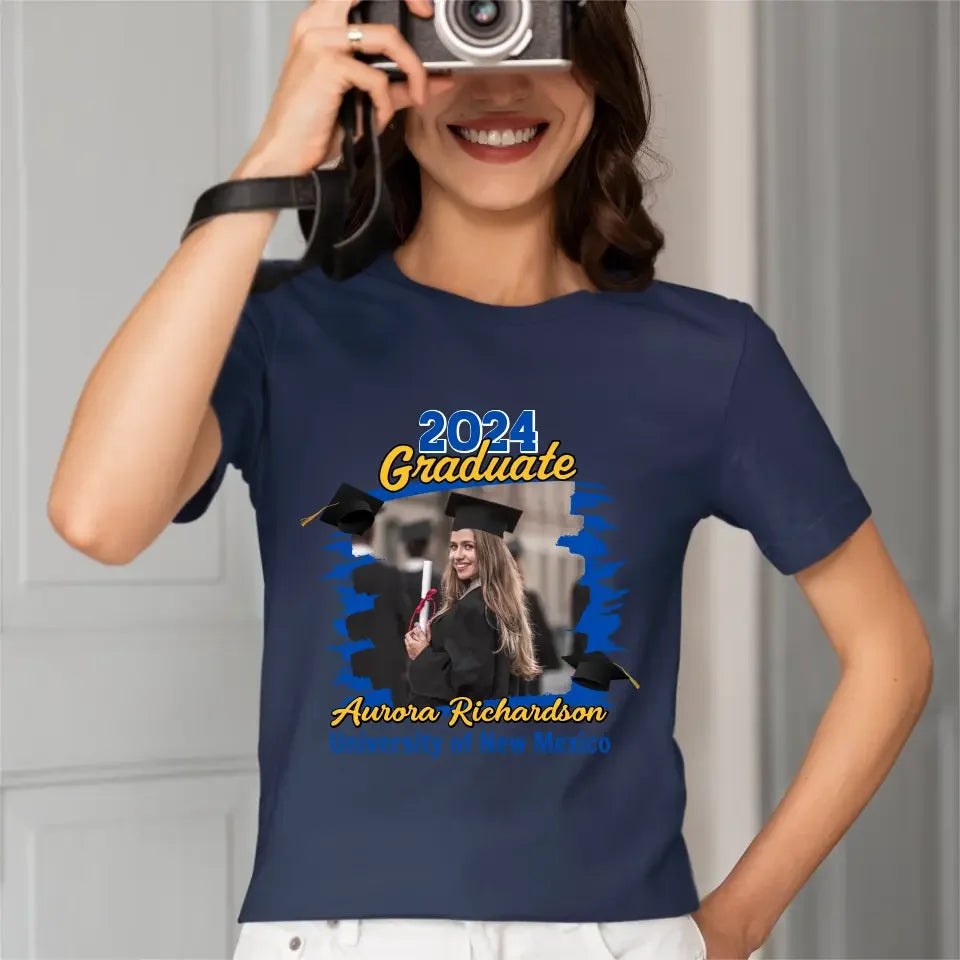 Custom Photo Graduation Celebration - Gift For Friends, Children - Personalized T Shirt - Joliny