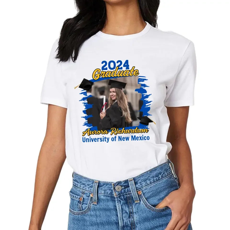 Custom Photo Graduation Celebration - Gift For Friends, Children - Personalized T Shirt - Joliny
