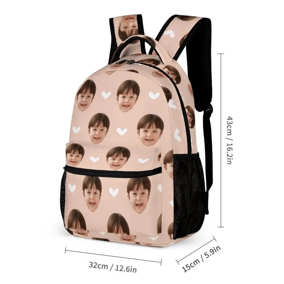 Personalized Photo Backpack, A Gift For Your Child To Start School - Joliny