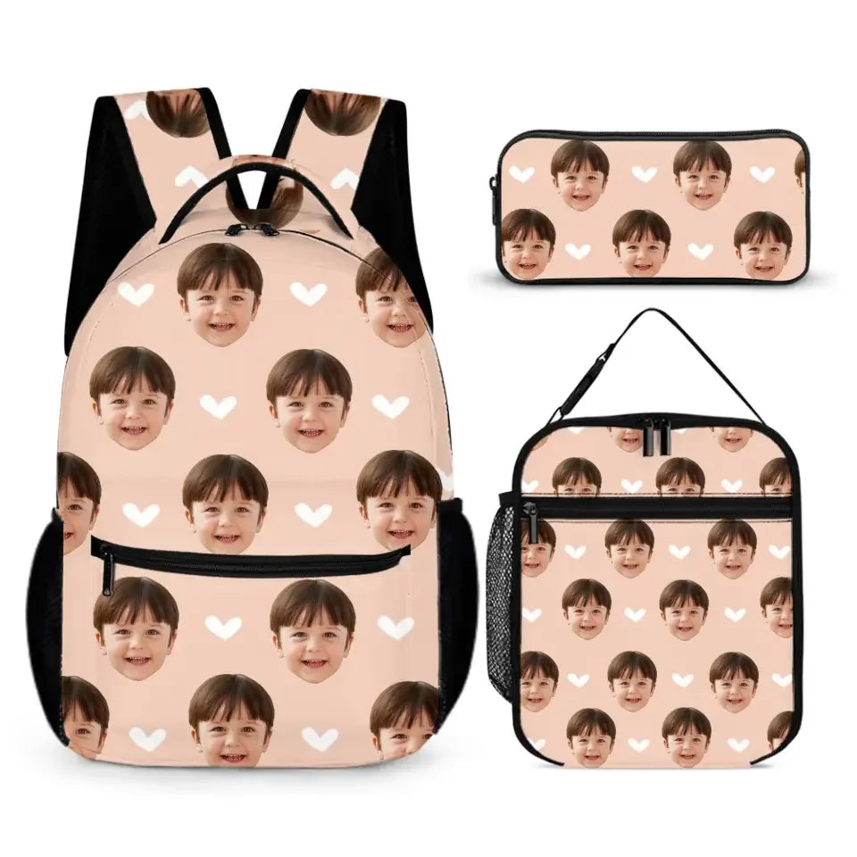Personalized Photo Backpack, A Gift For Your Child To Start School - Joliny