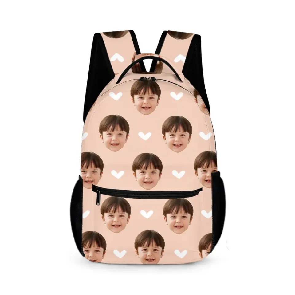 Personalized Photo Backpack, A Gift For Your Child To Start School - Joliny