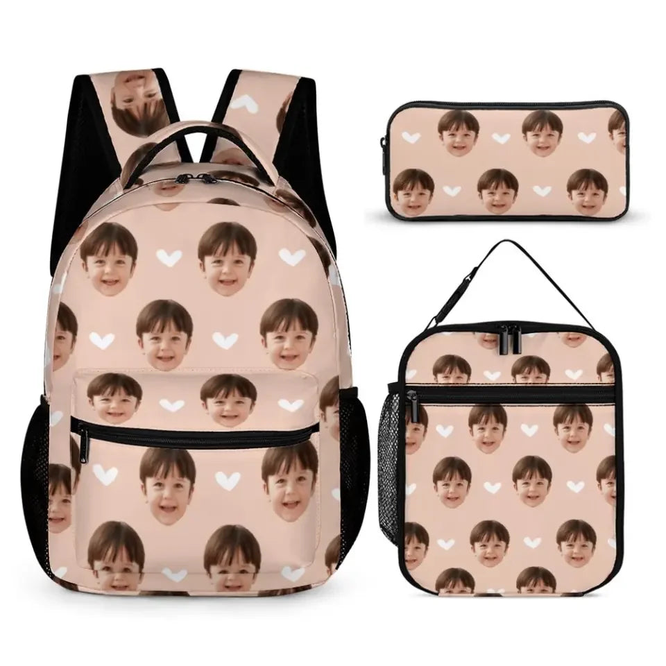 Personalized Photo Backpack, A Gift For Your Child To Start School - Joliny