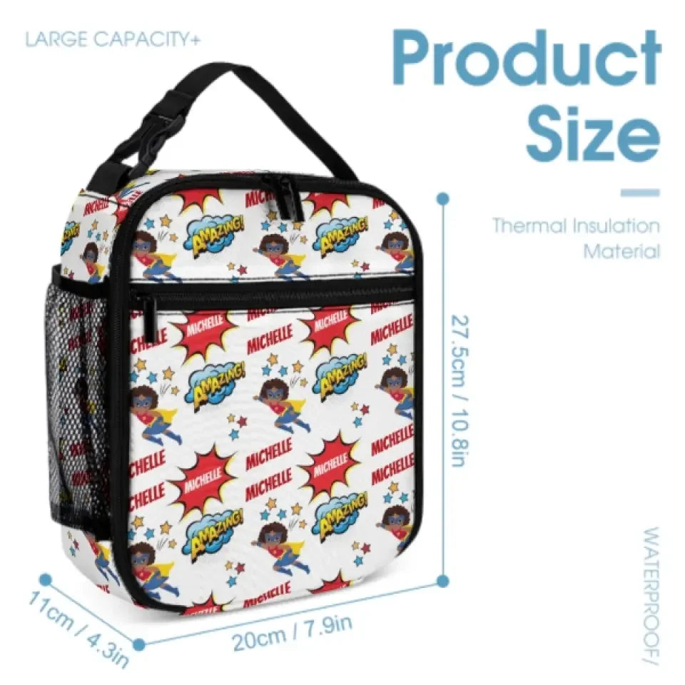 Personalized Custom Comic Book Boys Names - Superhero Child Name Backpacks - Joliny