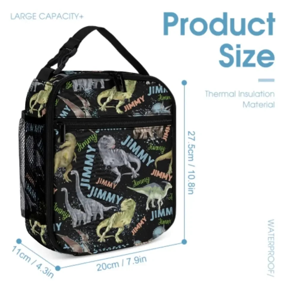 Personalized Dinosaur Lovers with Names Custom Backpacks - Opening Season Gifts for Kids - Joliny