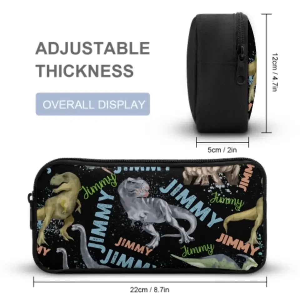 Personalized Dinosaur Lovers with Names Custom Backpacks - Opening Season Gifts for Kids - Joliny