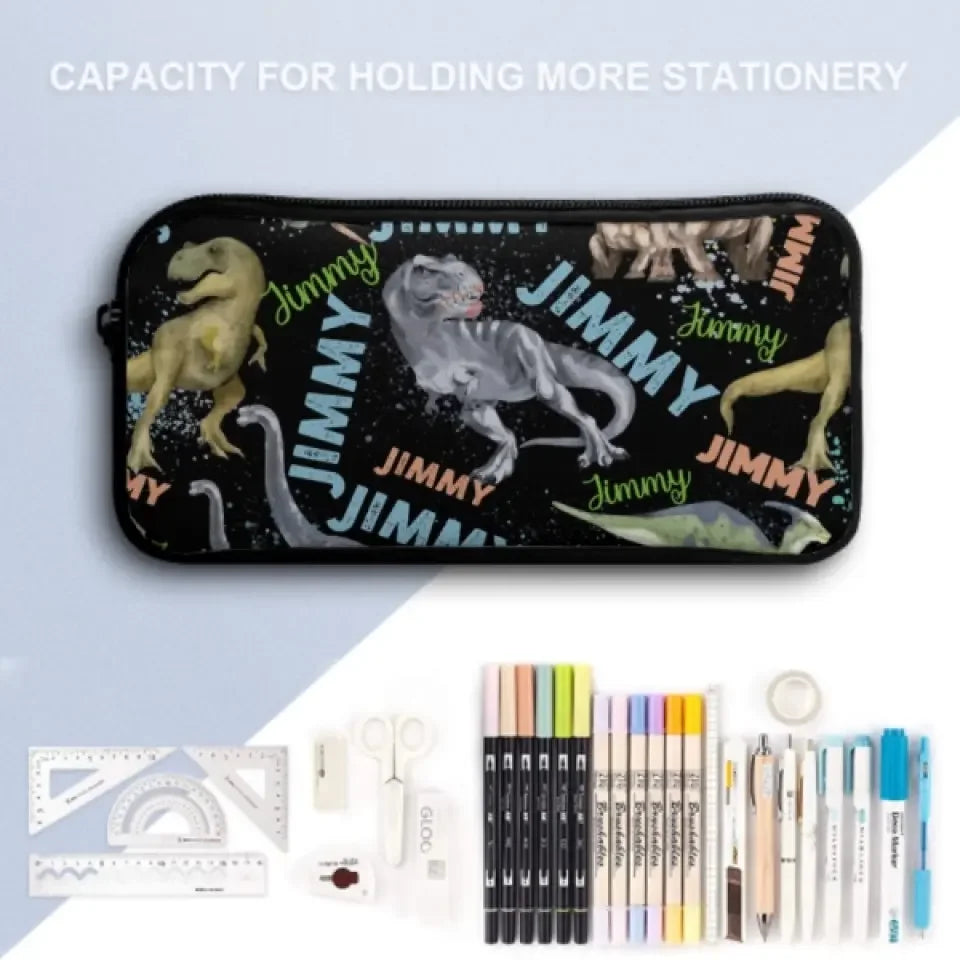 Personalized Dinosaur Lovers with Names Custom Backpacks - Opening Season Gifts for Kids - Joliny