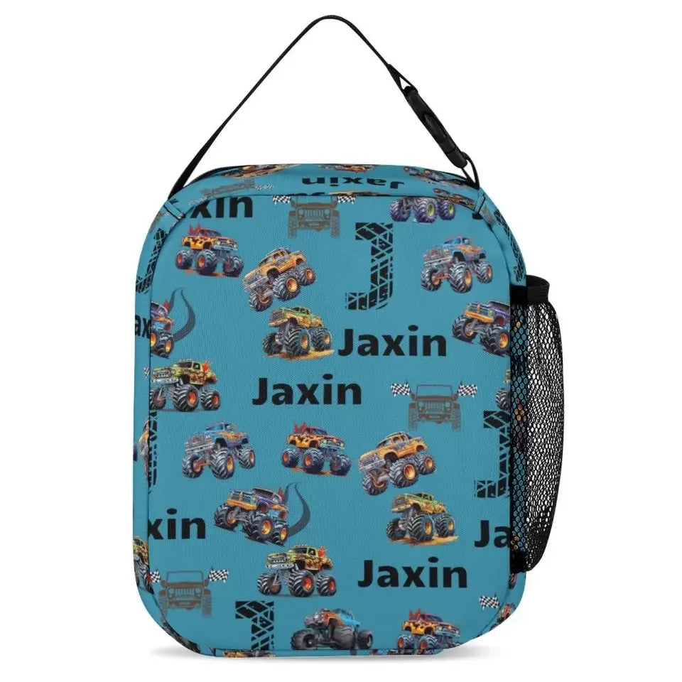 Personalized Monster Truck Child Name Backpack - Joliny