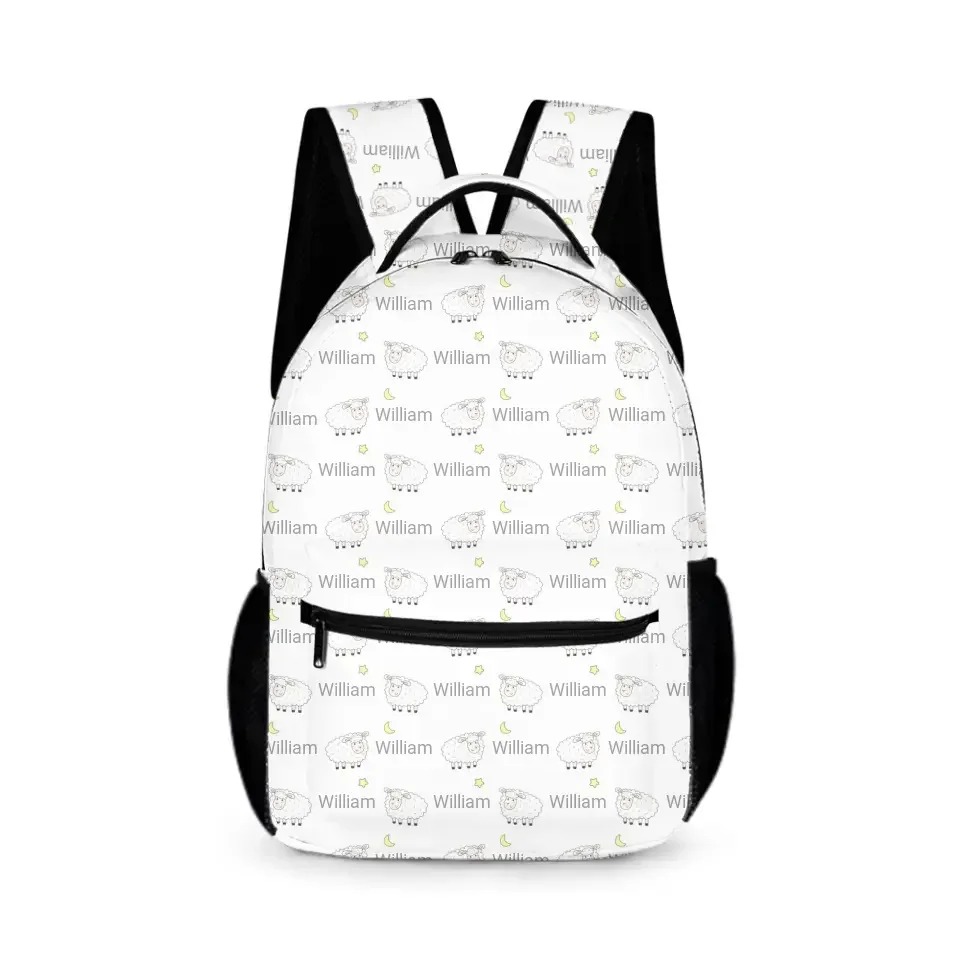 Customized Student Goodnight Lambs Backpack - Joliny