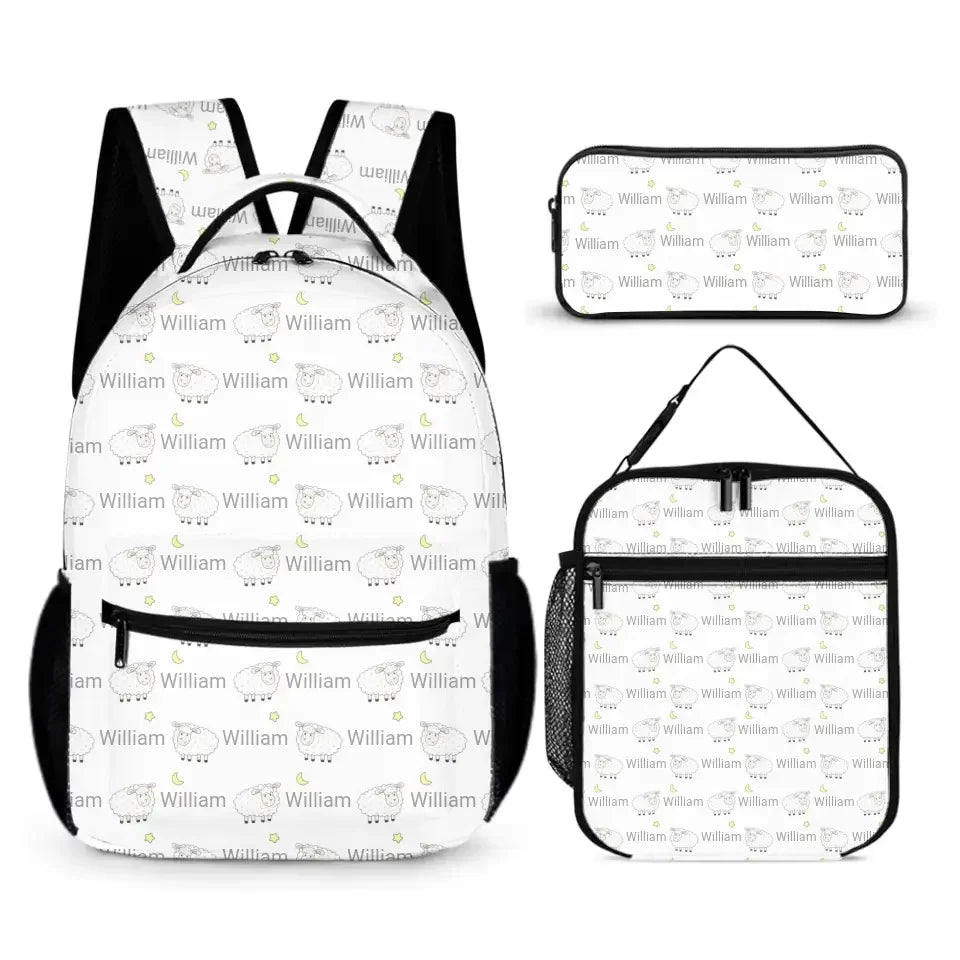 Customized Student Goodnight Lambs Backpack - Joliny