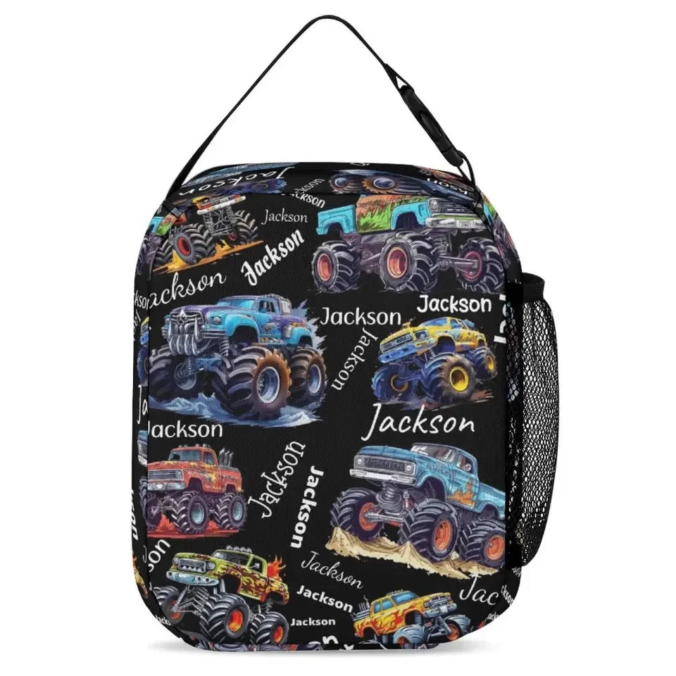 Personalized Monster Truck Backpack with Custom Name - Joliny