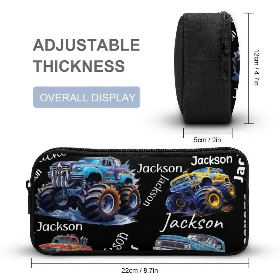 Personalized Monster Truck Backpack with Custom Name - Joliny