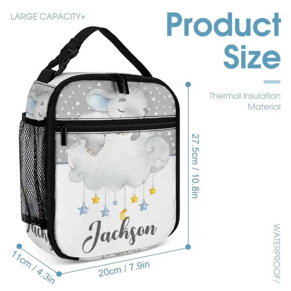 Personalized Custom Name Elephants Backpack - Joliny