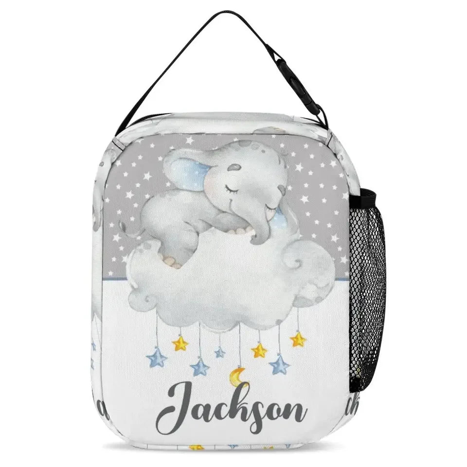 Personalized Custom Name Elephants Backpack - Joliny