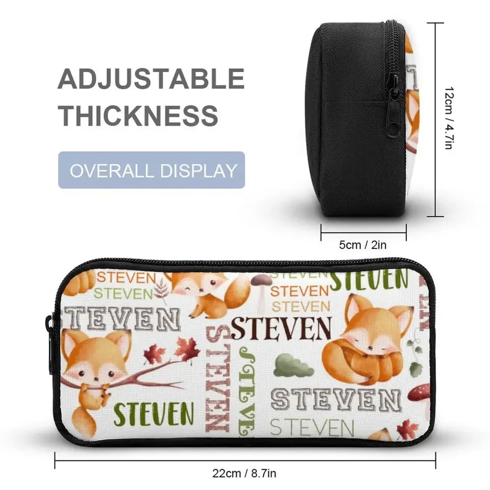 Custom Backpack with Name,Personalized Custom Baby Fox Backpack - Joliny