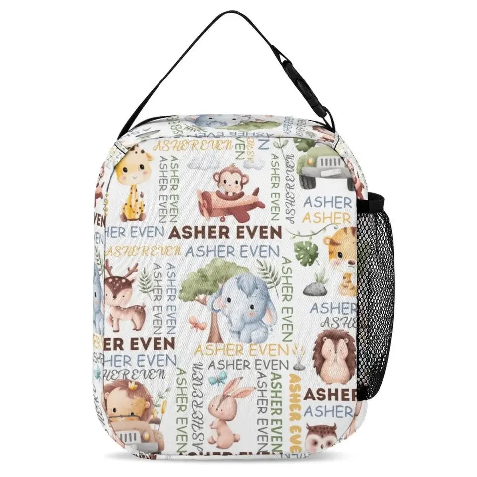 Custom Backpack with Name,Personalized Custom Baby Elephant Backpack - Joliny