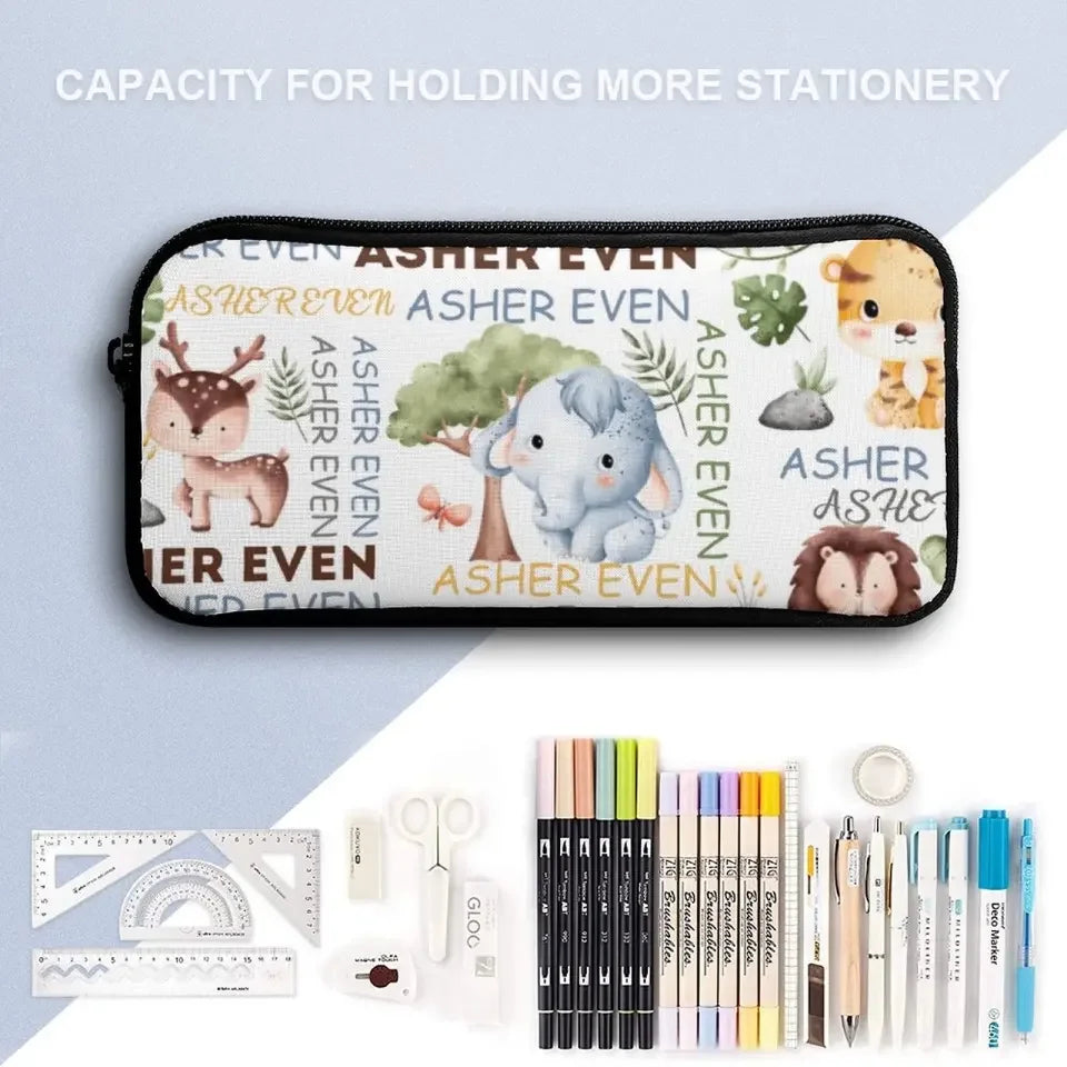 Custom Backpack with Name,Personalized Custom Baby Elephant Backpack - Joliny