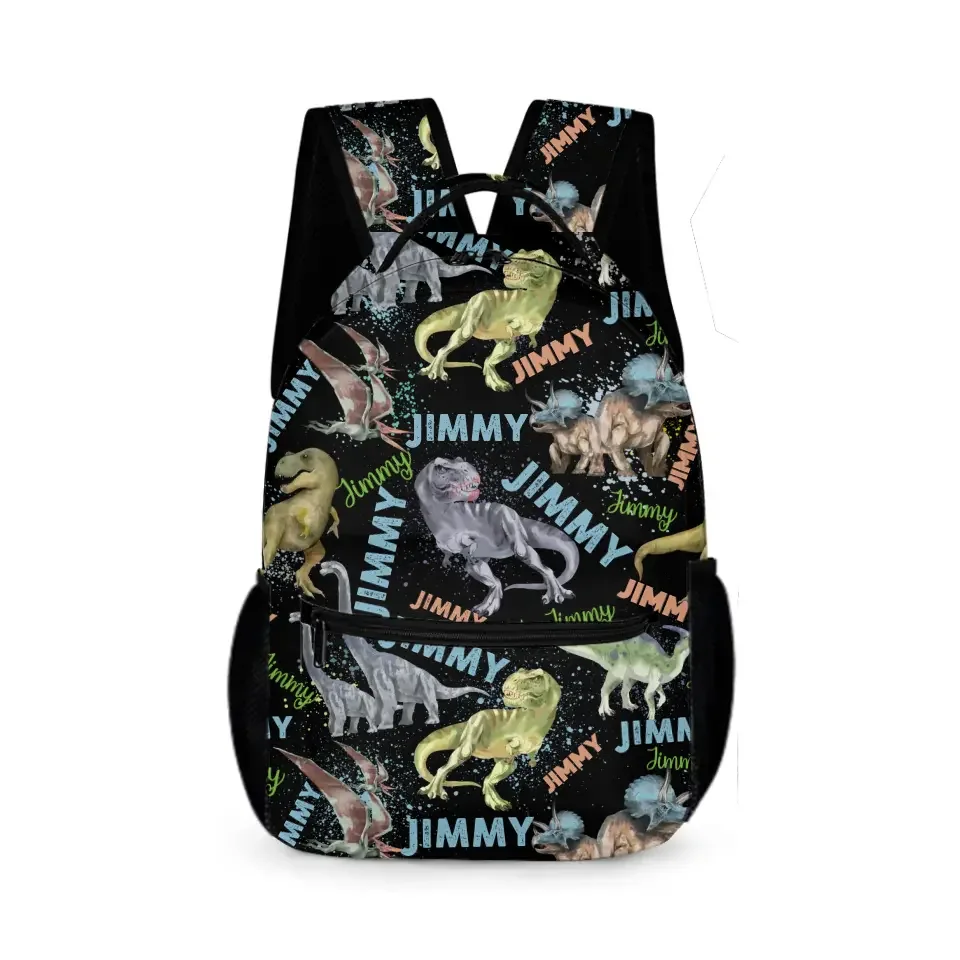 Personalized Dinosaur Lovers with Names Custom Backpacks - Opening Season Gifts for Kids - Joliny