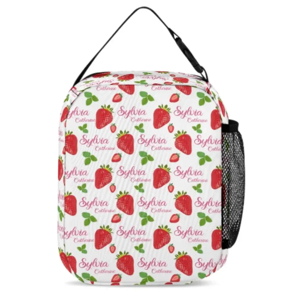 Customized Strawberry Name Backpack for Girls - Joliny