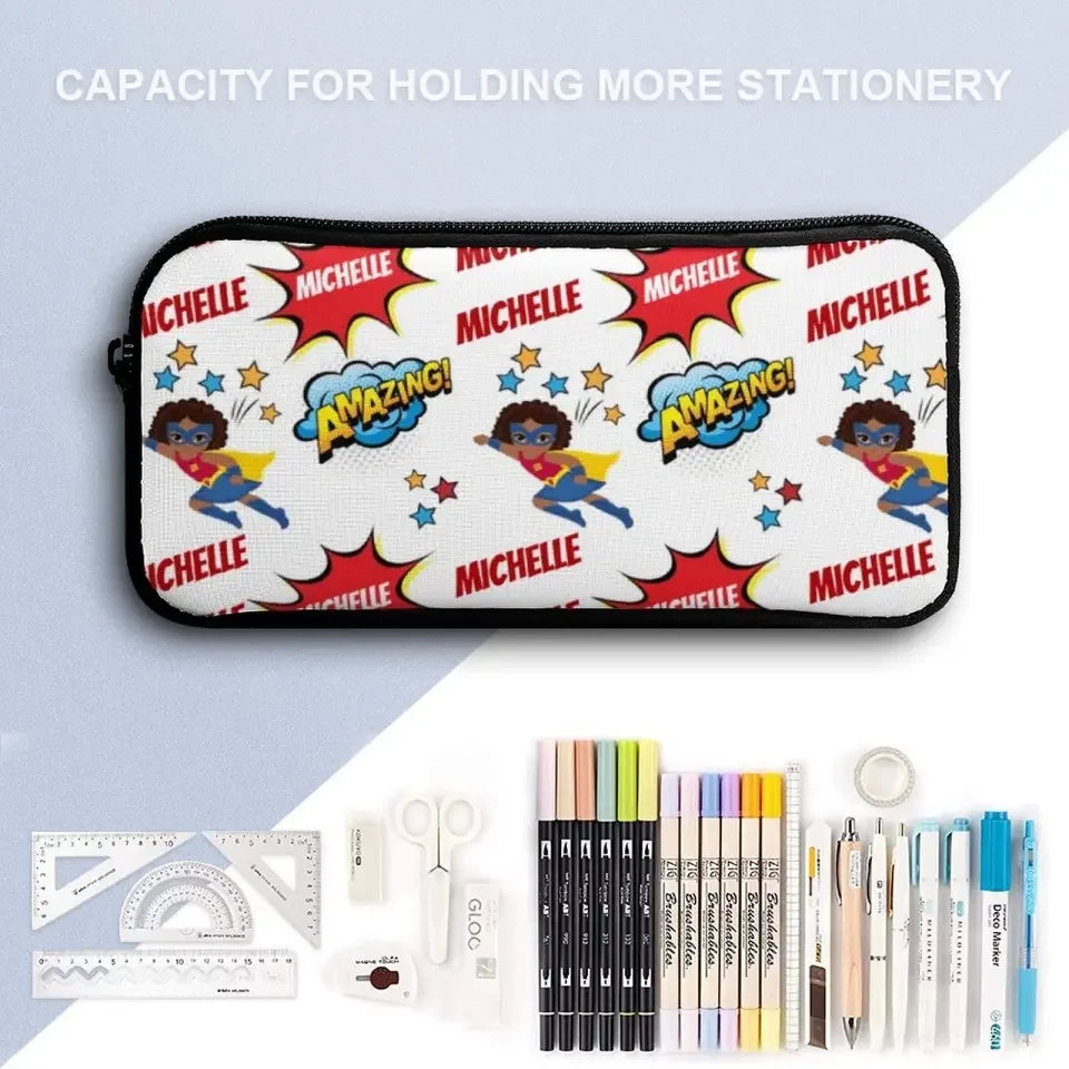 Personalized Custom Comic Book Boy Name Backpack - Superhero Kids Name Backpack - Joliny