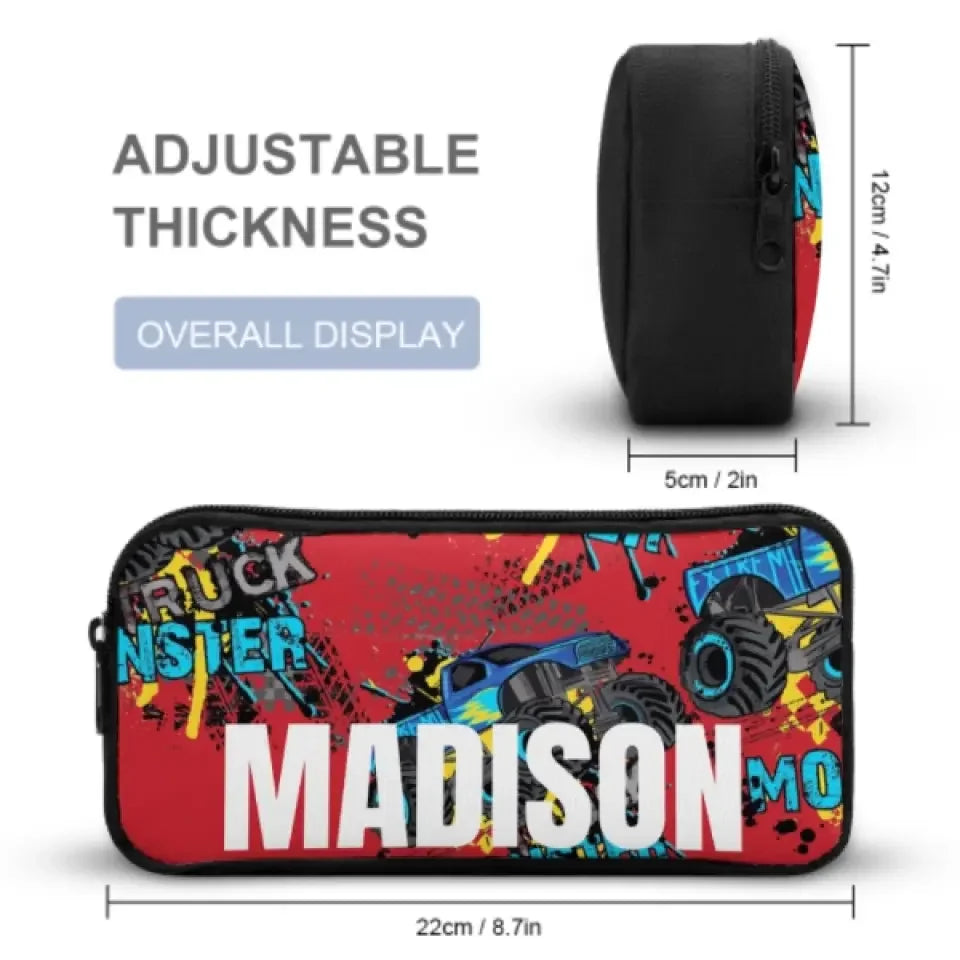 Personalized Monster Truck Name Custom Backpack - Joliny