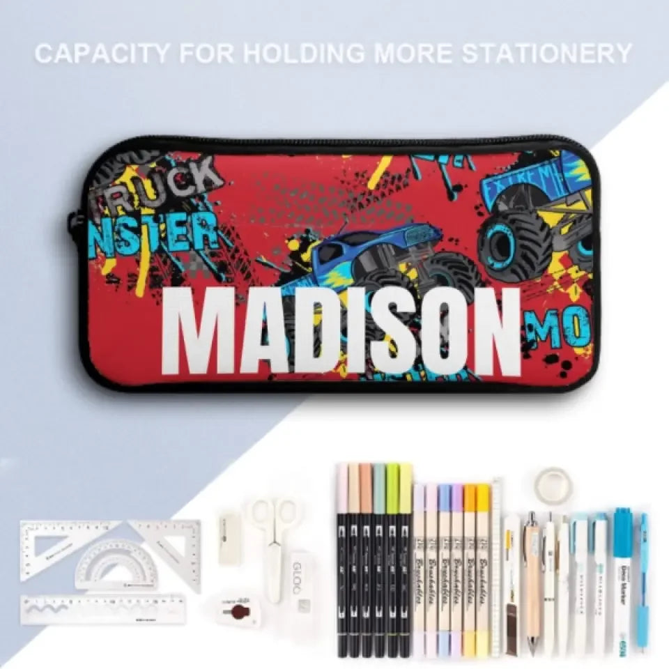 Personalized Monster Truck Name Custom Backpack - Joliny