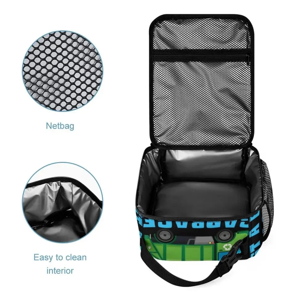 Custom Just A Boy Who Loves Garbage Truck Backpack with Name - Joliny