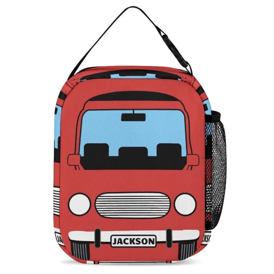 Cruise to School Fun - Custom Cartoon Car Toddler Backpack for Young Explorers - Joliny