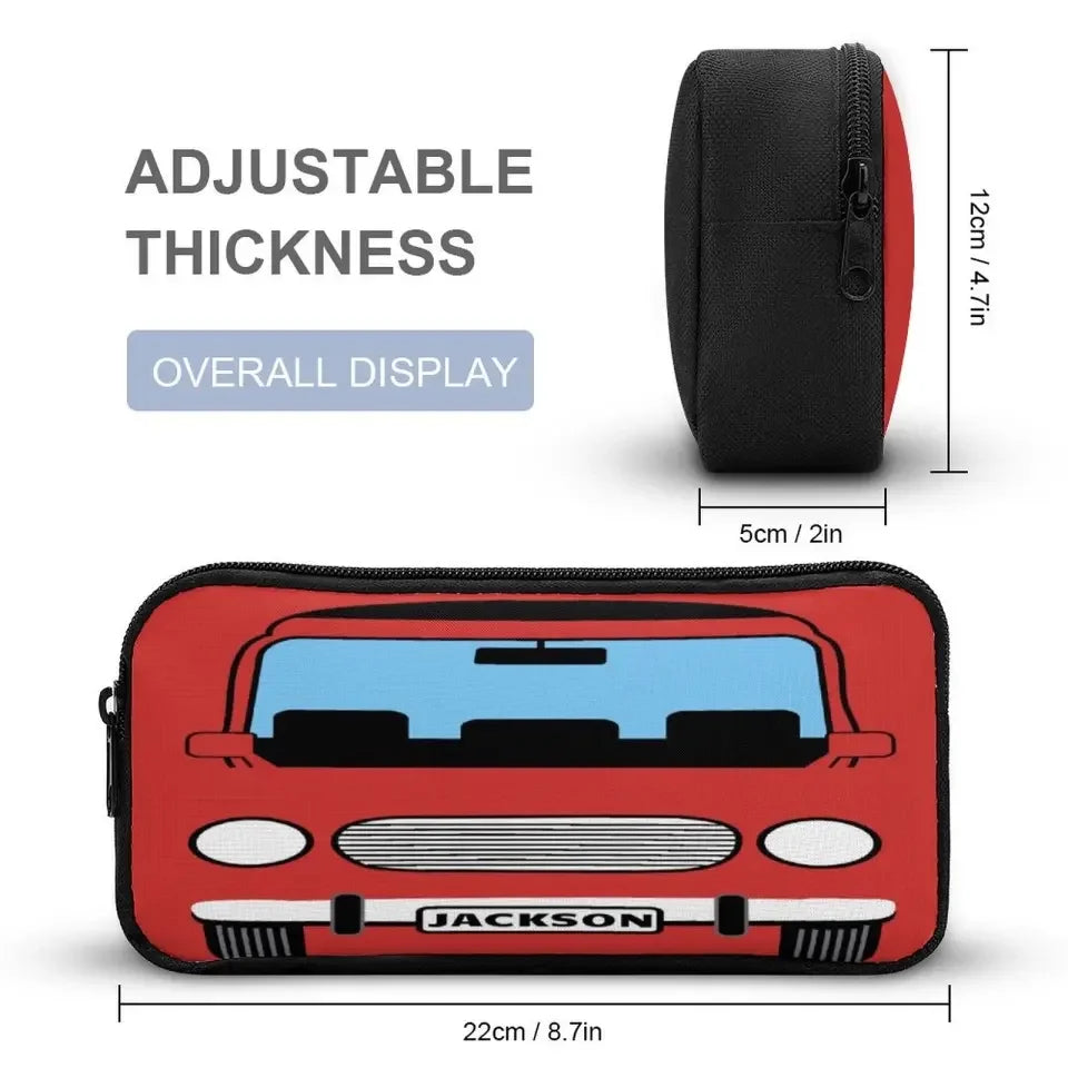 Cruise to School Fun - Custom Cartoon Car Toddler Backpack for Young Explorers - Joliny