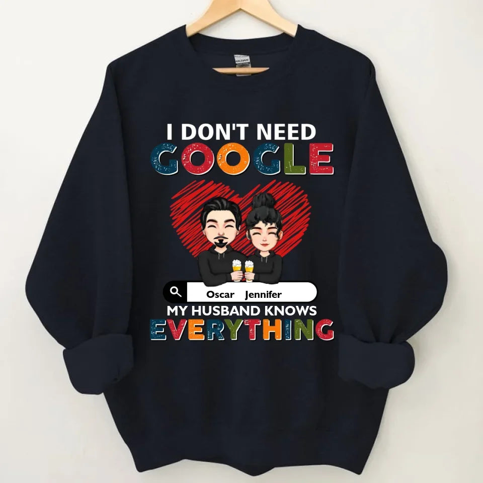 Customized Couple T-shirt - Personalized Character Cartoon Images and Names for Couples Costumes - A Gift For Boyfriend,Girlfriend,Husband,Wife - Joliny