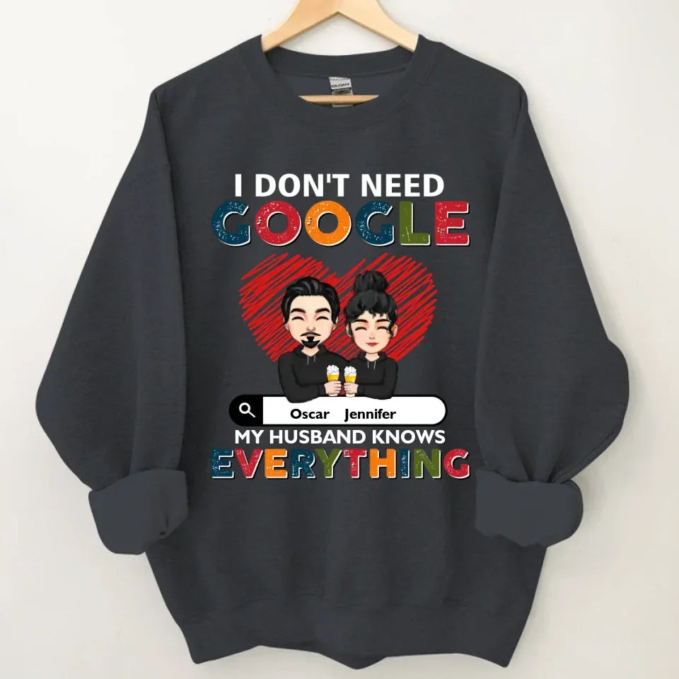 Customized Couple T-shirt - Personalized Character Cartoon Images and Names for Couples Costumes - A Gift For Boyfriend,Girlfriend,Husband,Wife - Joliny