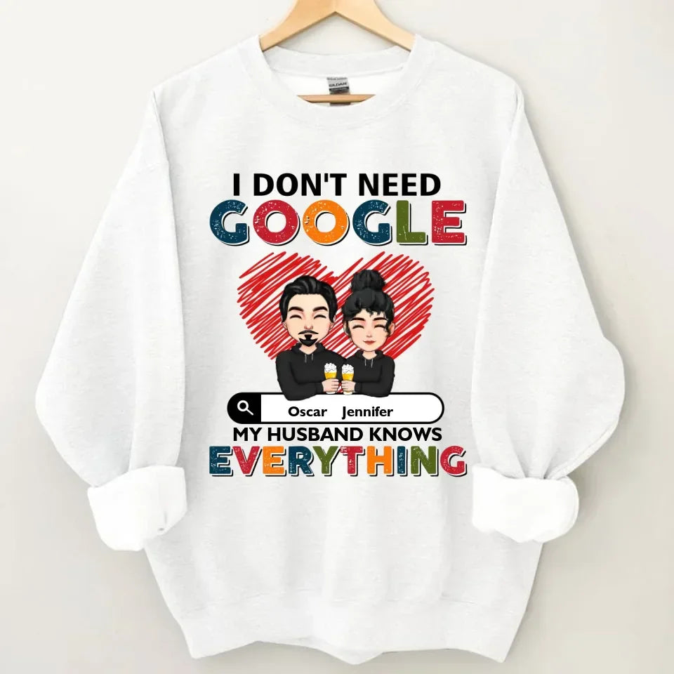 Customized Couple T-shirt - Personalized Character Cartoon Images and Names for Couples Costumes - A Gift For Boyfriend,Girlfriend,Husband,Wife - Joliny