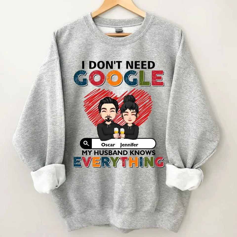 Customized Couple T-shirt - Personalized Character Cartoon Images and Names for Couples Costumes - A Gift For Boyfriend,Girlfriend,Husband,Wife - Joliny