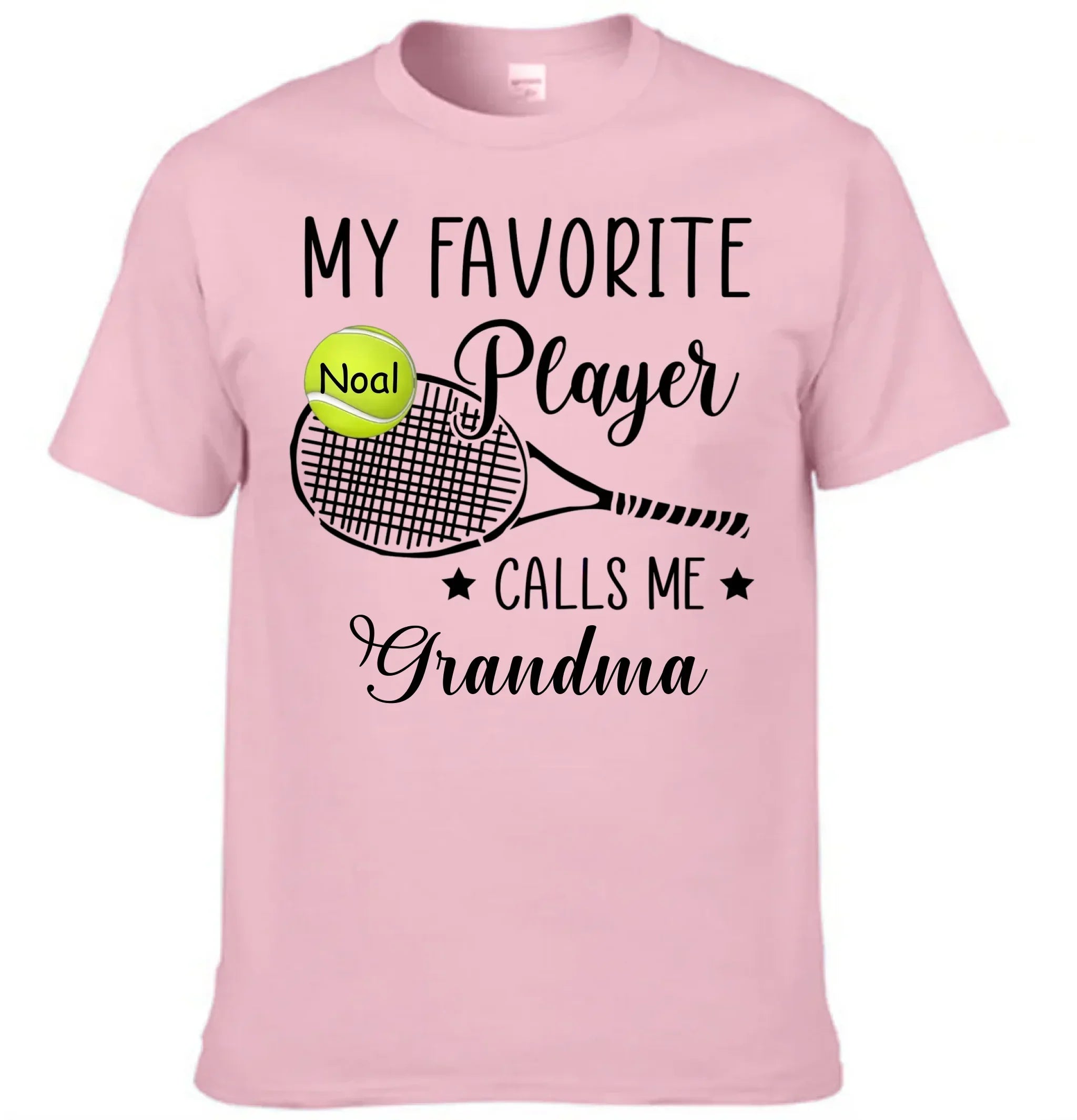 Customised My Favorite Player Calls Me Grandma T-shirt - Personalized Clothing - Gift For Sport Mom/ Sport Grandma, Sport Fan Gift - Joliny