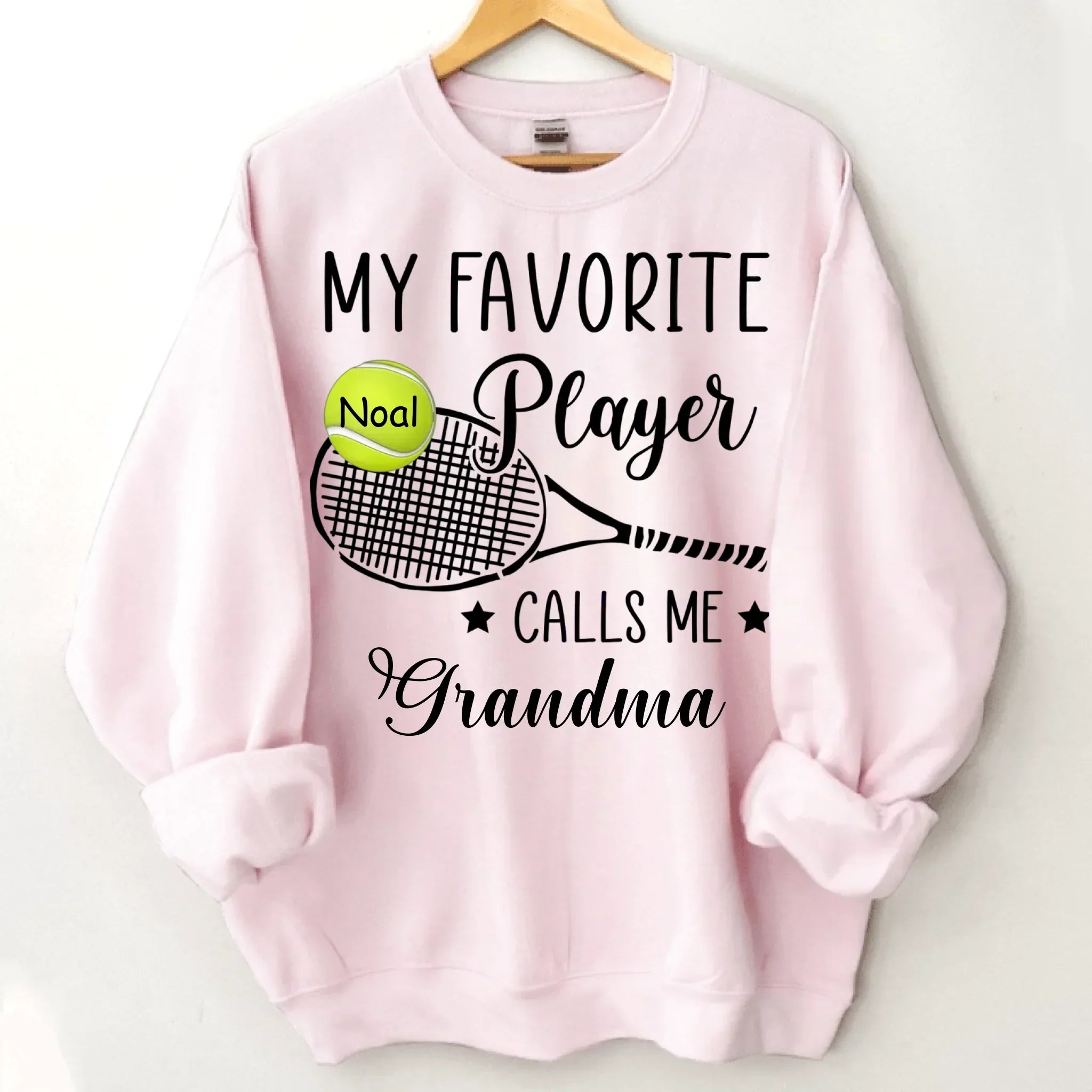 Customised My Favorite Player Calls Me Grandma T-shirt - Personalized Clothing - Gift For Sport Mom/ Sport Grandma, Sport Fan Gift - Joliny