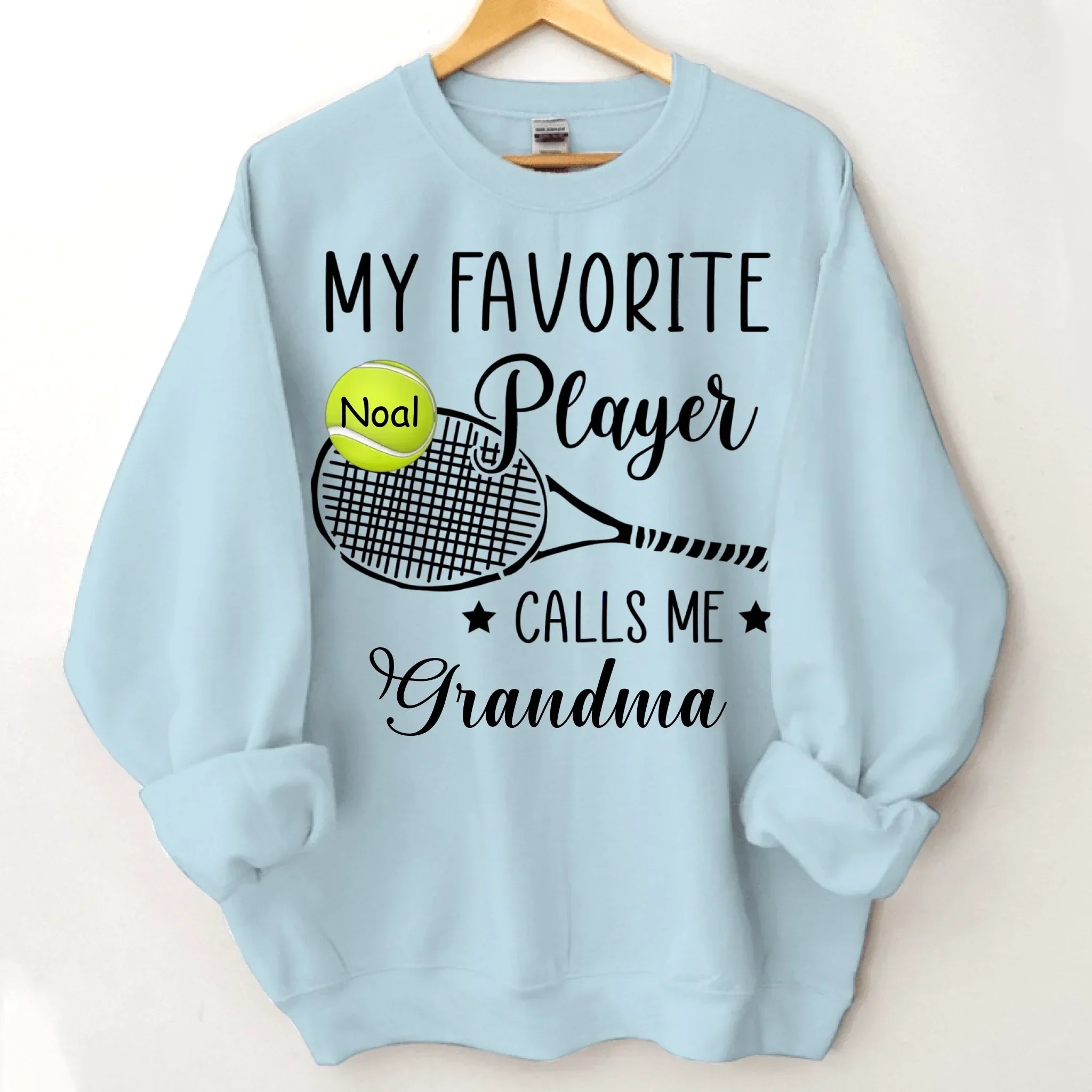 Customised My Favorite Player Calls Me Grandma T-shirt - Personalized Clothing - Gift For Sport Mom/ Sport Grandma, Sport Fan Gift - Joliny