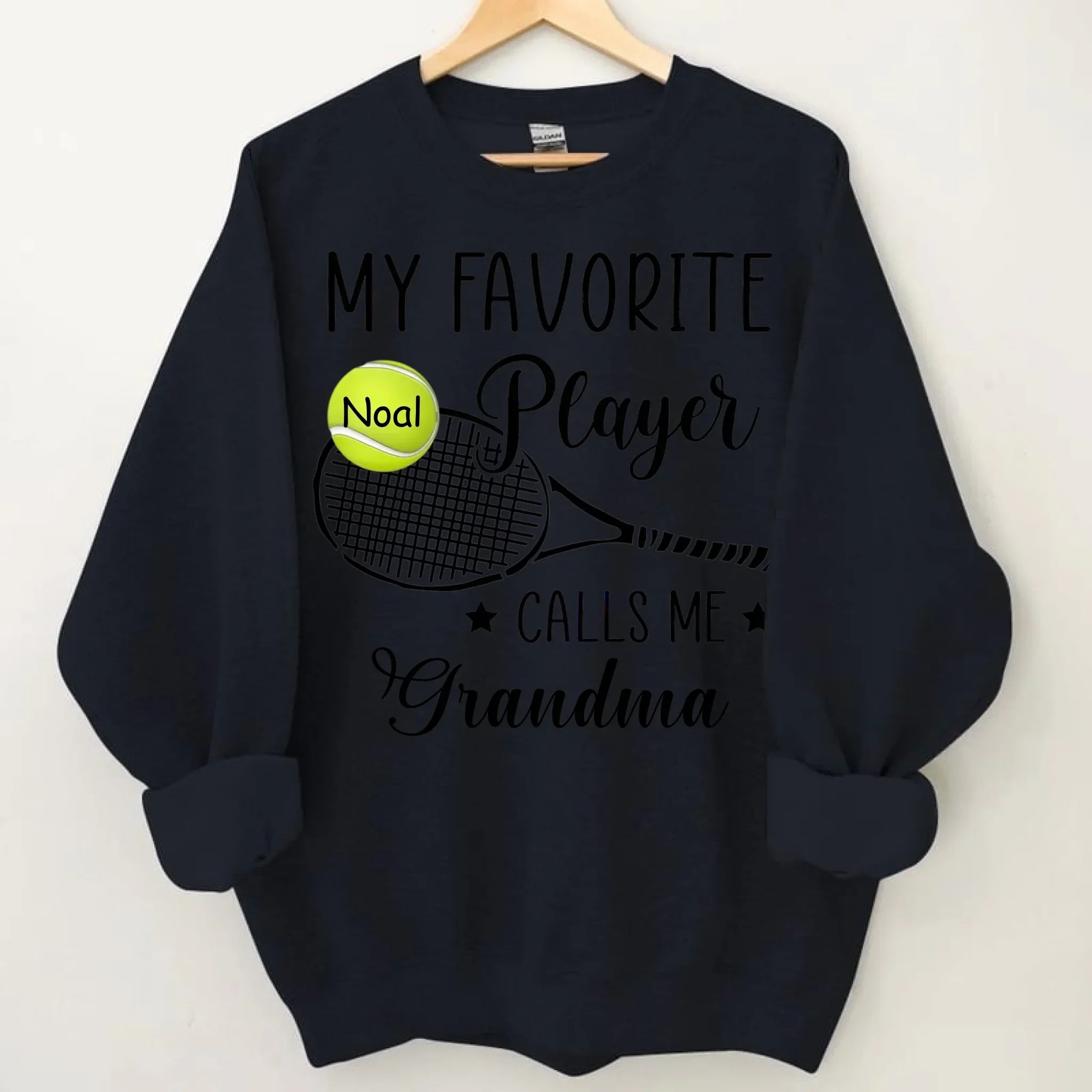 Customised My Favorite Player Calls Me Grandma T-shirt - Personalized Clothing - Gift For Sport Mom/ Sport Grandma, Sport Fan Gift - Joliny