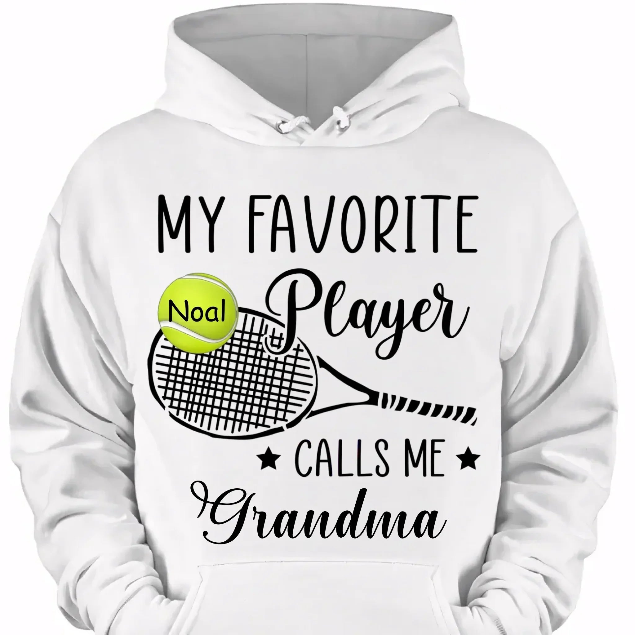 Customised My Favorite Player Calls Me Grandma T-shirt - Personalized Clothing - Gift For Sport Mom/ Sport Grandma, Sport Fan Gift - Joliny