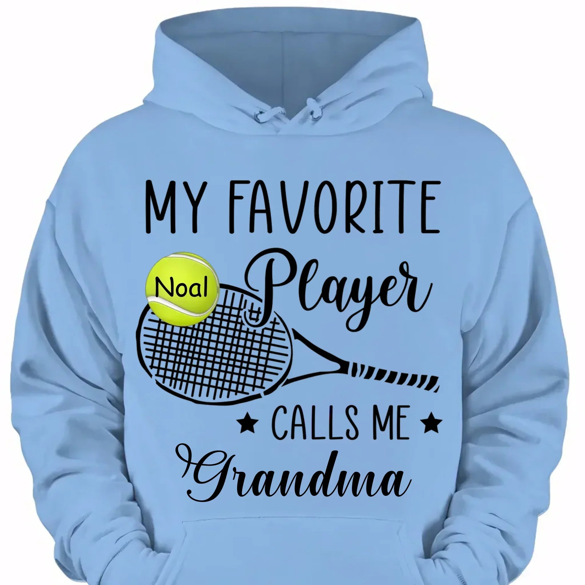 Customised My Favorite Player Calls Me Grandma T-shirt - Personalized Clothing - Gift For Sport Mom/ Sport Grandma, Sport Fan Gift - Joliny