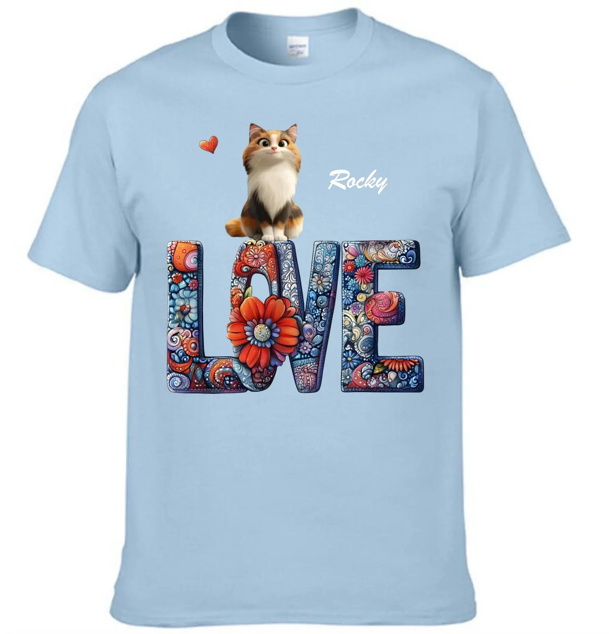 Mandala and Cat - Personalized Cat and Name Clothing - Gift For Family,Friend,Cat Lover,Cat Owner - Joliny