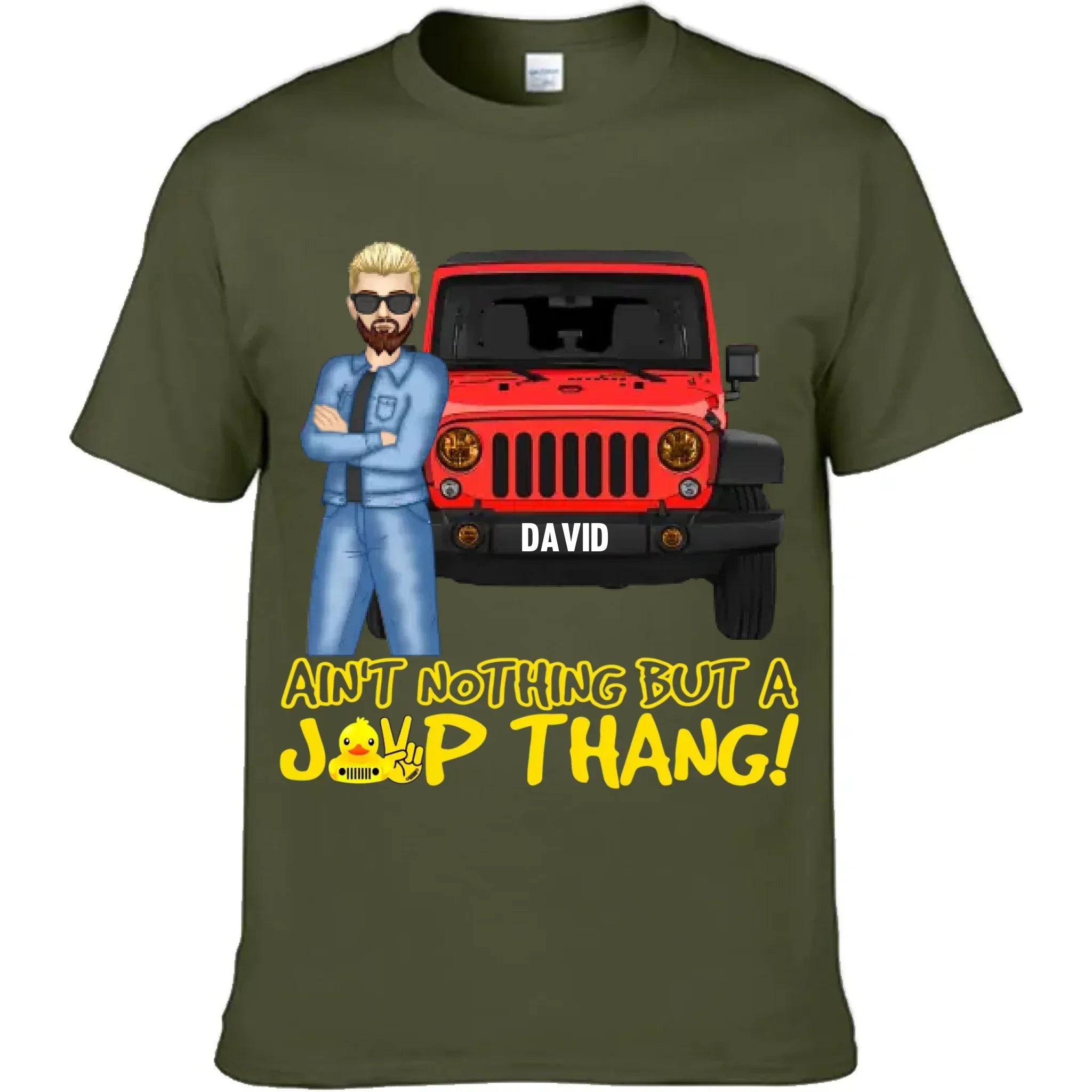 Personalized Ain't Nothing But A Jeep Thang Jeep Lovers T-shirt - Joliny