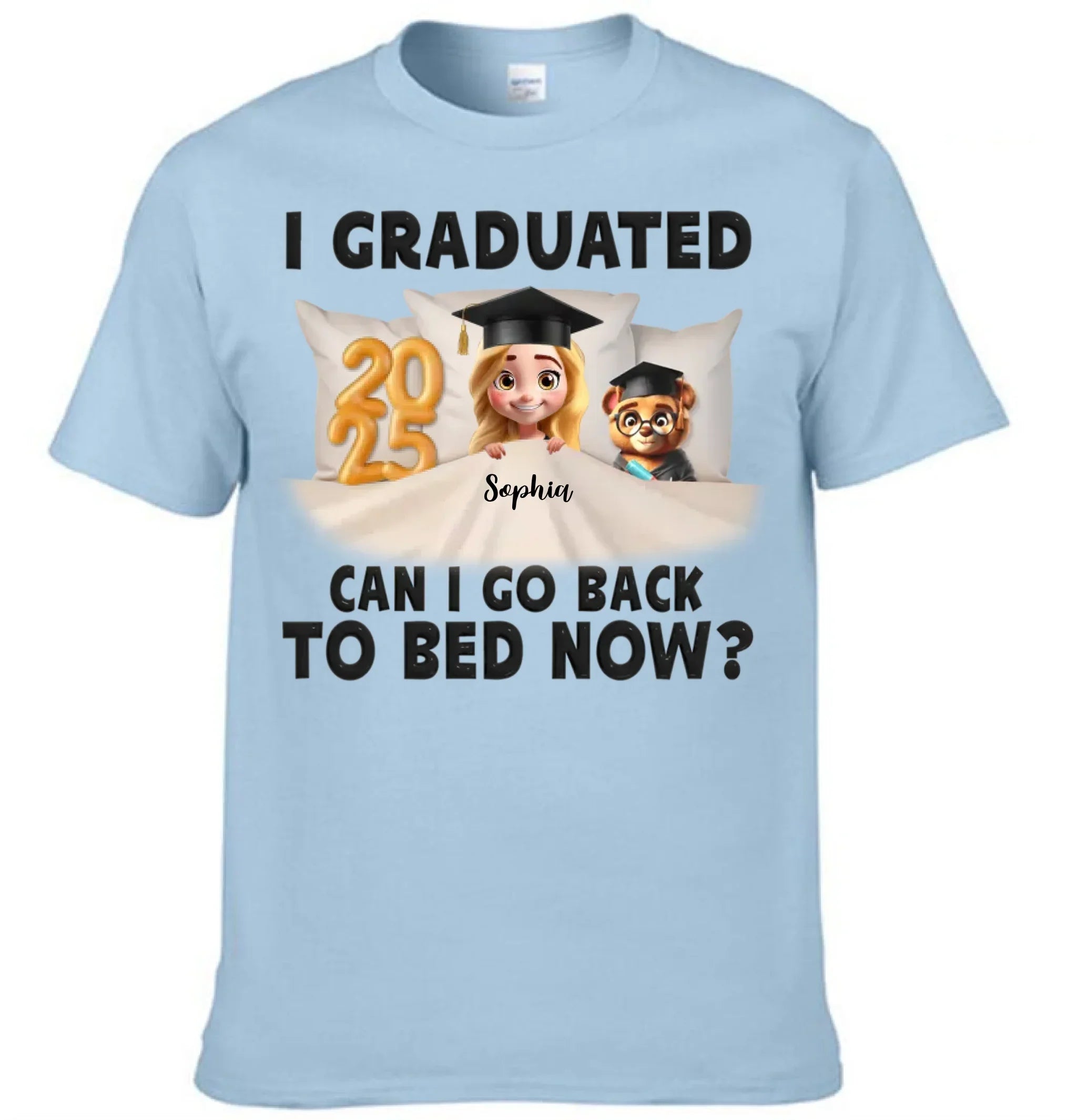 Graduation Clothes - Personalized Graduation Theme Costumes with Specific Years, Characters and Name - Gift for Graduate,Friend,BFF - Joliny