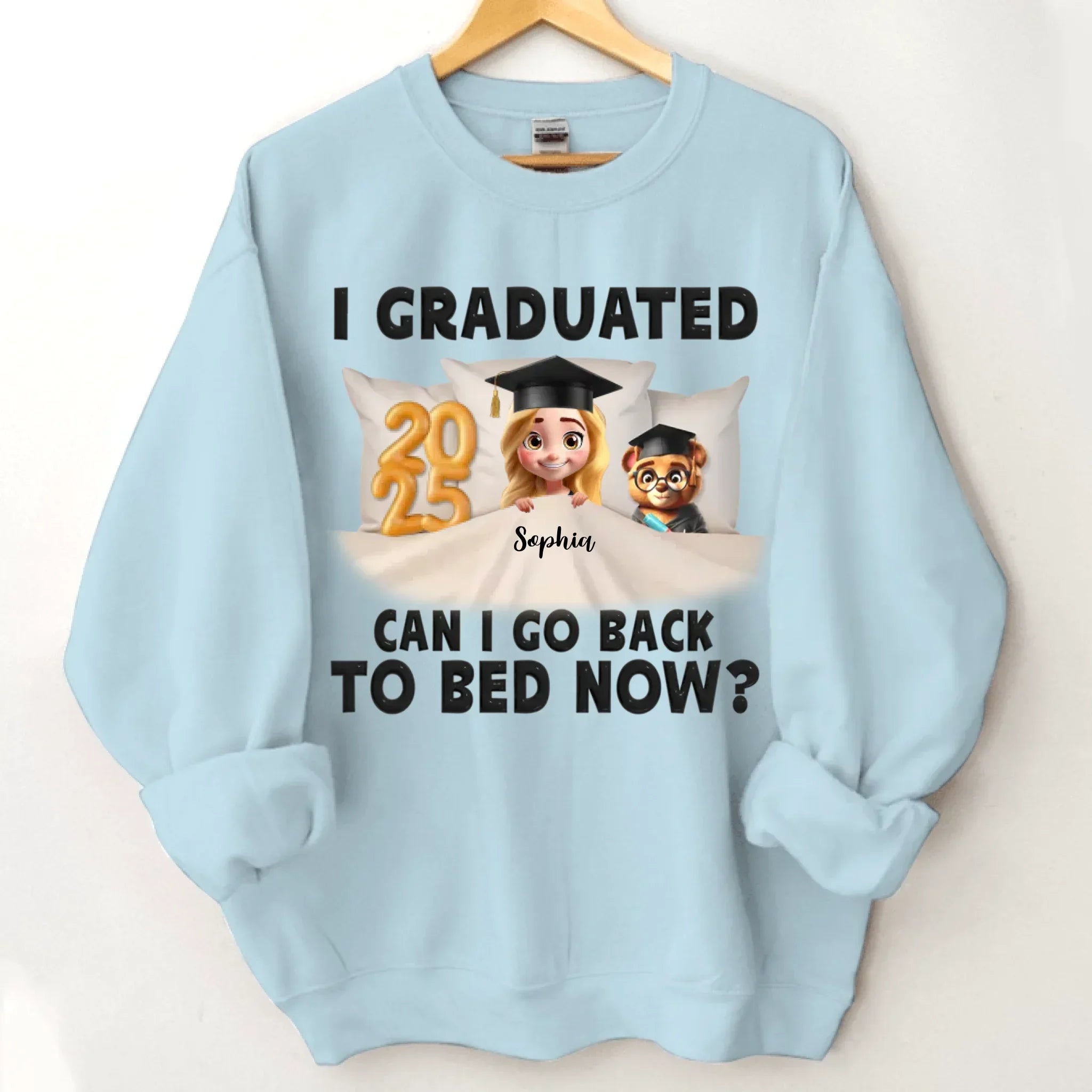 Graduation Clothes - Personalized Graduation Theme Costumes with Specific Years, Characters and Name - Gift for Graduate,Friend,BFF - Joliny