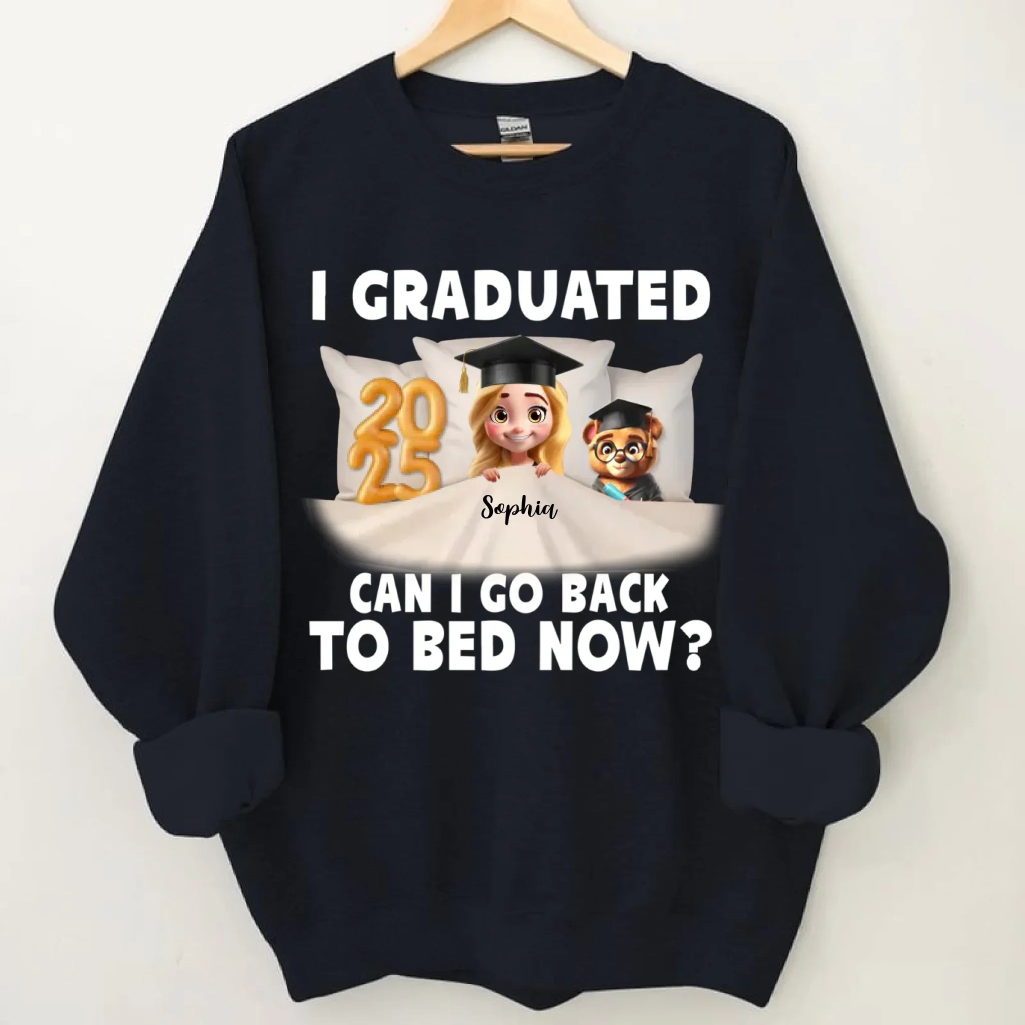 Graduation Clothes - Personalized Graduation Theme Costumes with Specific Years, Characters and Name - Gift for Graduate,Friend,BFF - Joliny