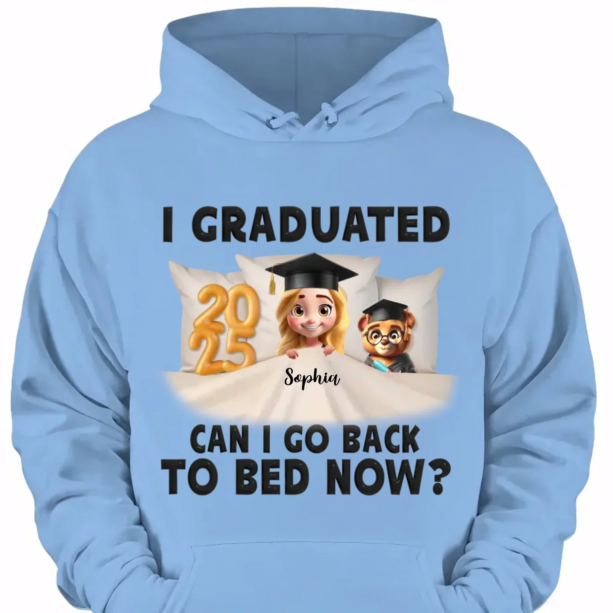 Graduation Clothes - Personalized Graduation Theme Costumes with Specific Years, Characters and Name - Gift for Graduate,Friend,BFF - Joliny