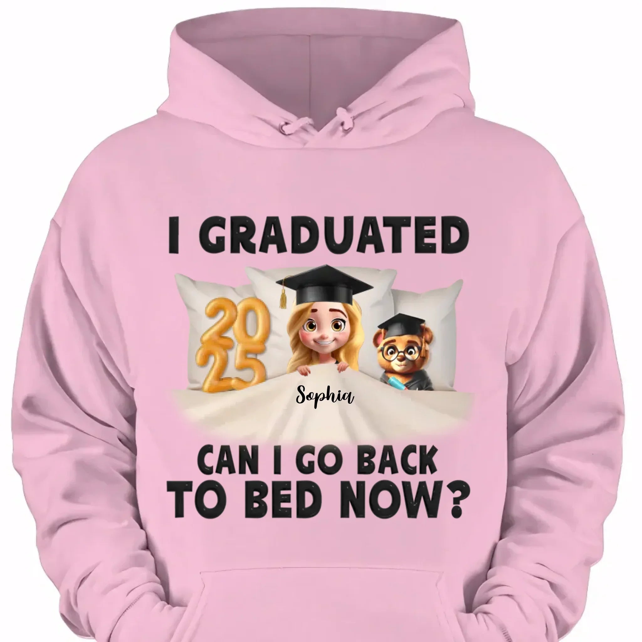Graduation Clothes - Personalized Graduation Theme Costumes with Specific Years, Characters and Name - Gift for Graduate,Friend,BFF - Joliny
