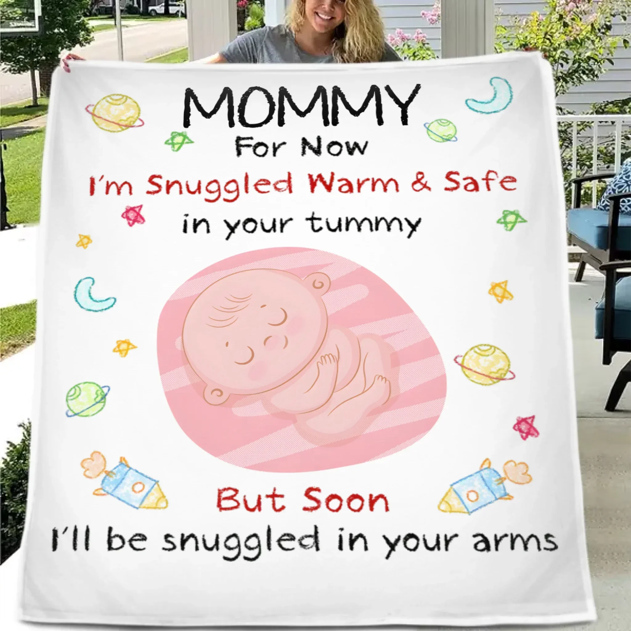 Personalized Baby Blessing Blanket - Custom Keepsake Gift for Newborns & Families - Joliny