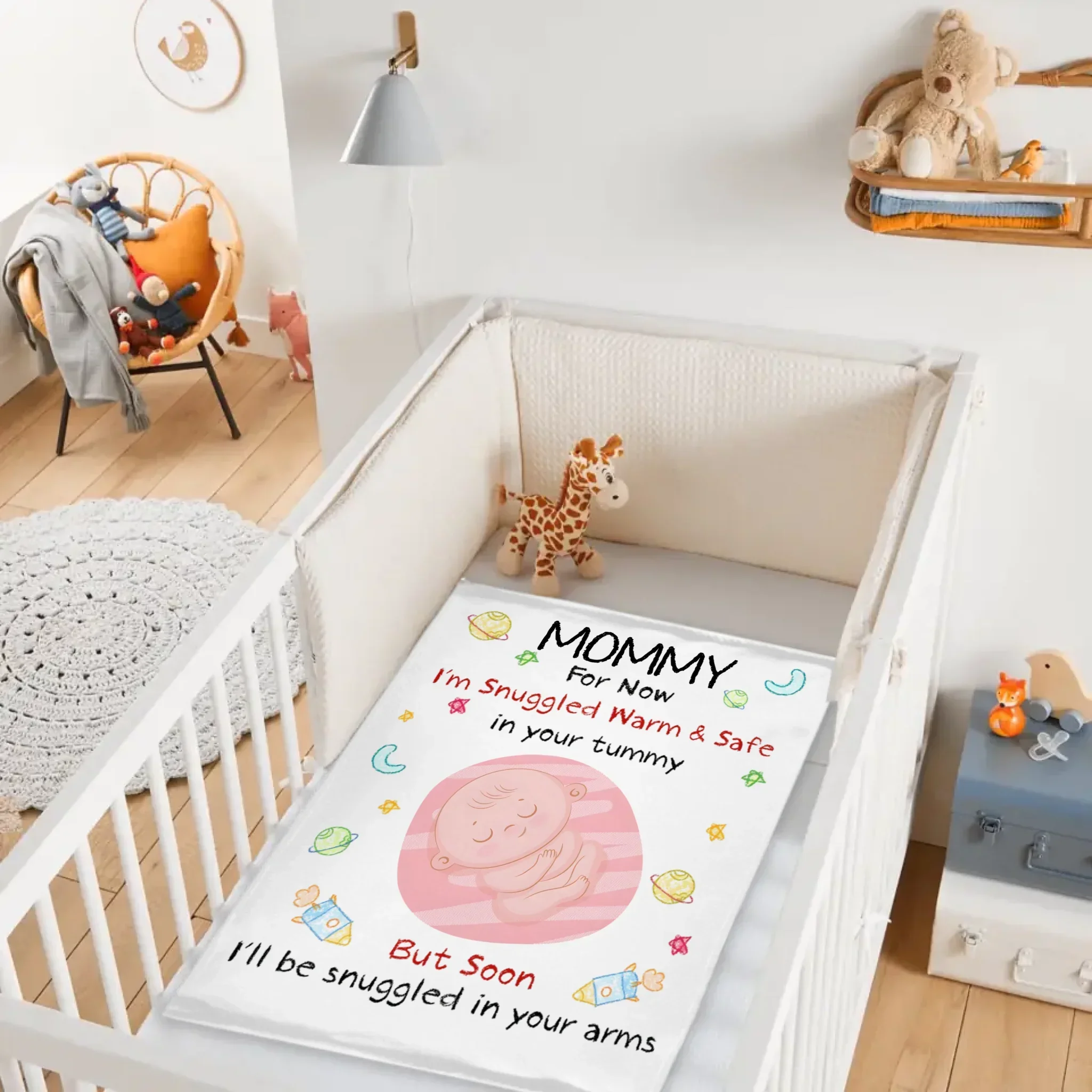 Personalized Baby Blessing Blanket - Custom Keepsake Gift for Newborns & Families - Joliny