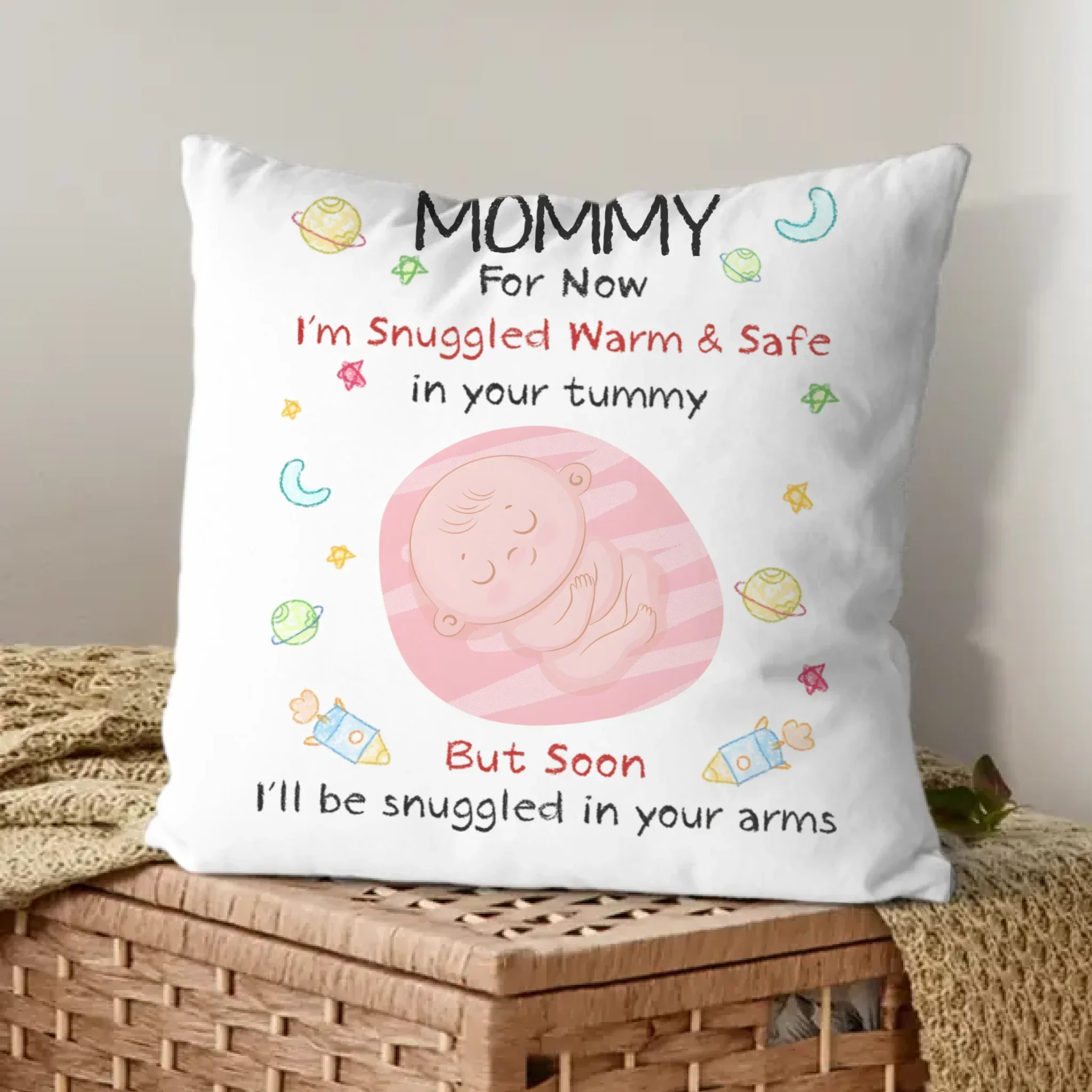Personalized Baby Blessing Pillow - Custom Keepsake Gift for Newborns & Families - Joliny