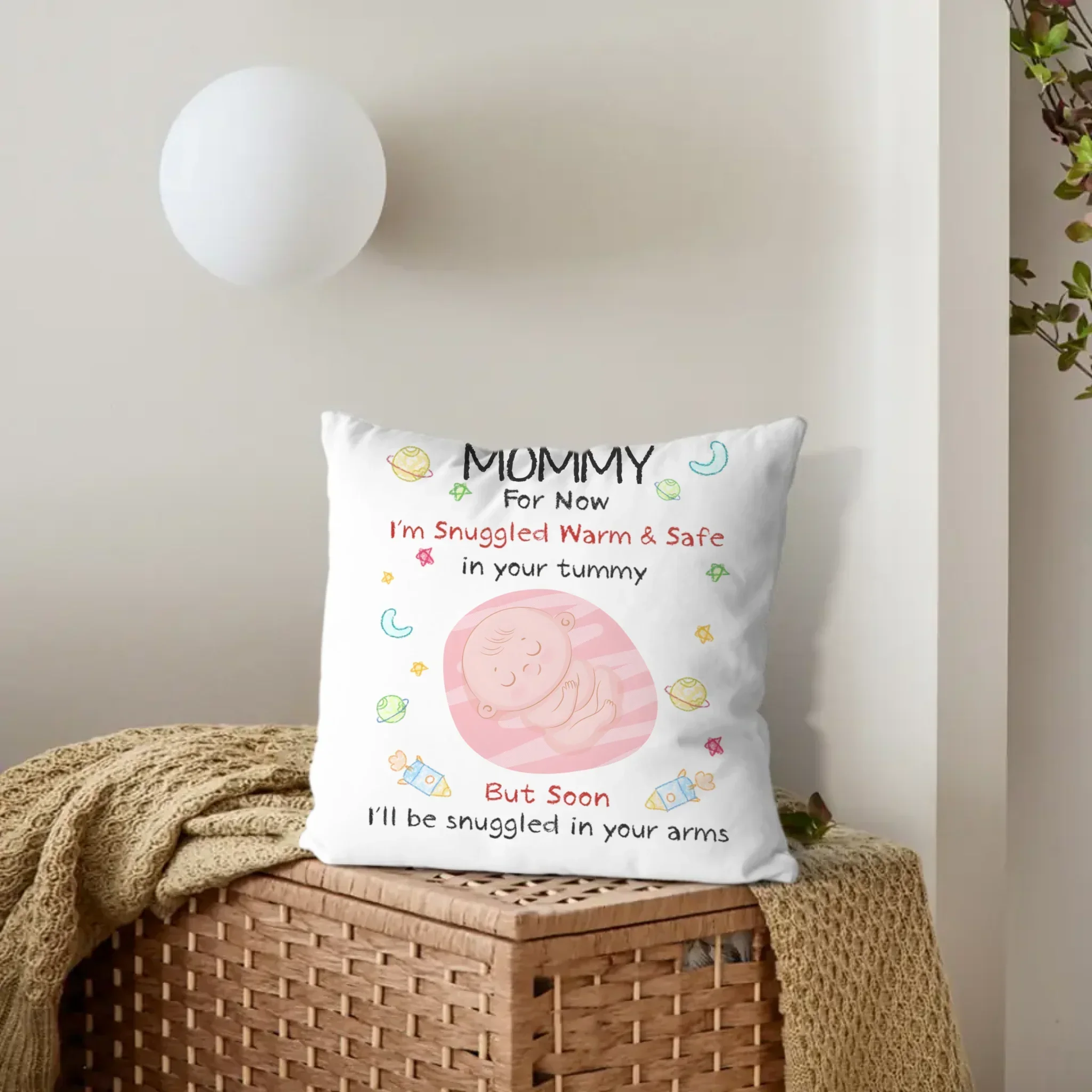 Personalized Baby Blessing Pillow - Custom Keepsake Gift for Newborns & Families - Joliny